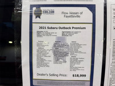 2021 Subaru Outback Premium