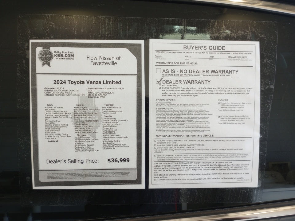 2024 Toyota Venza Limited