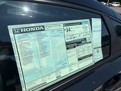 2026 Honda Civic Hatchback Sport