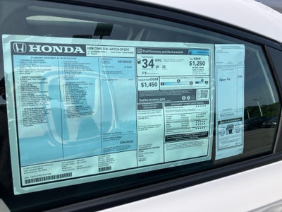 2026 Honda Civic Hatchback Sport