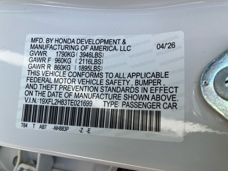 2026 Honda Civic Hatchback Sport