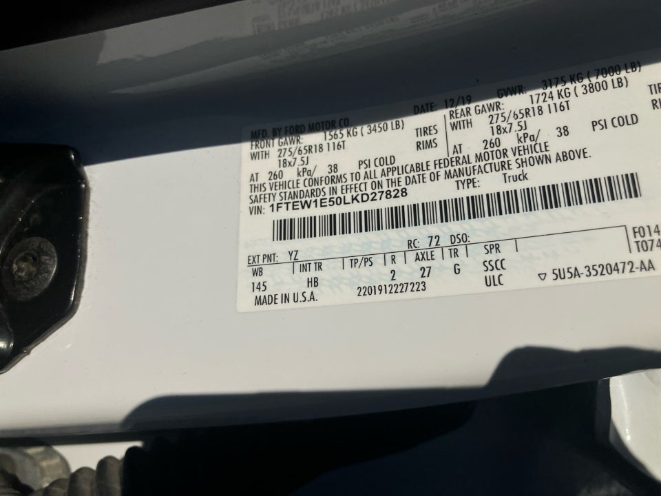 2020 Ford F-150 LARIAT