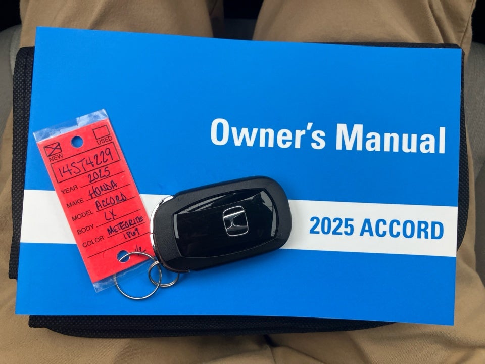 2025 Honda Accord Sedan LX