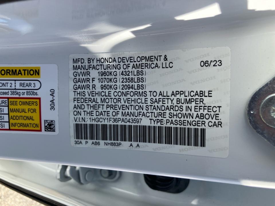2023 Honda Accord EX