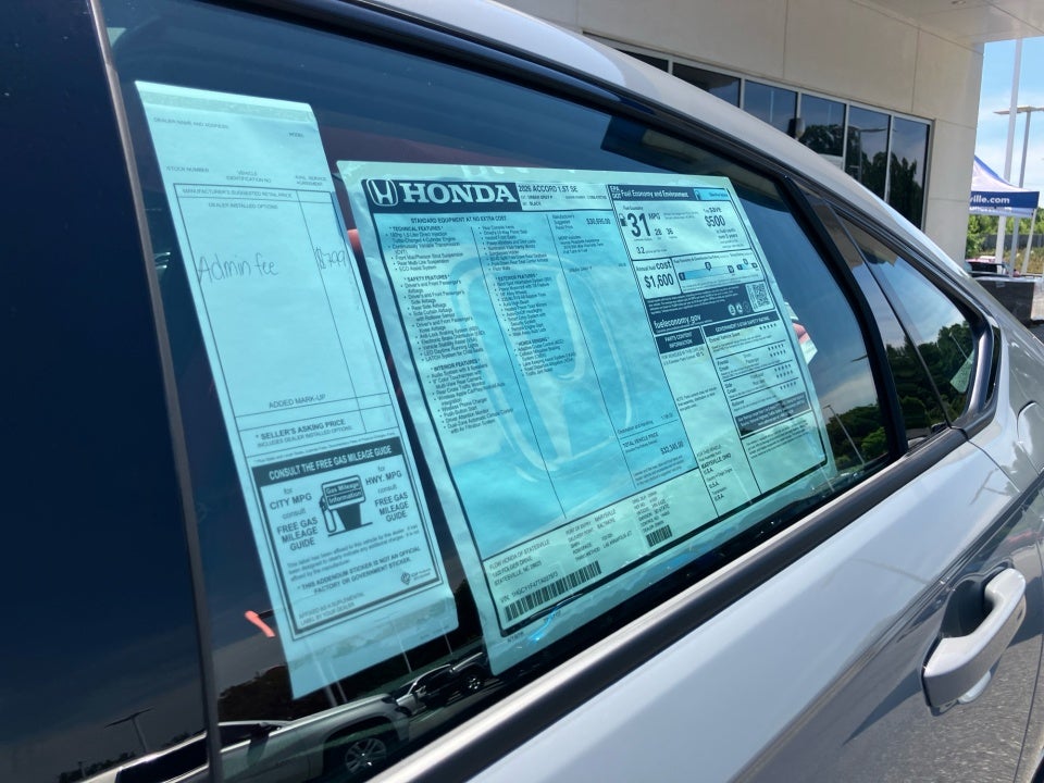 2026 Honda Accord Sedan SE