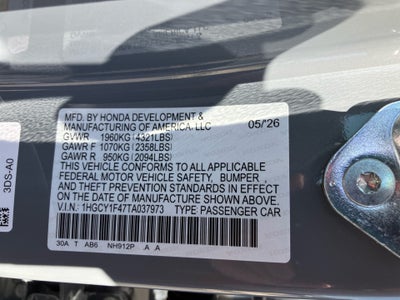 2026 Honda Accord Sedan SE