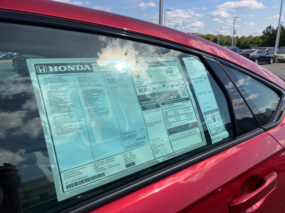 2026 Honda Accord Sedan SE