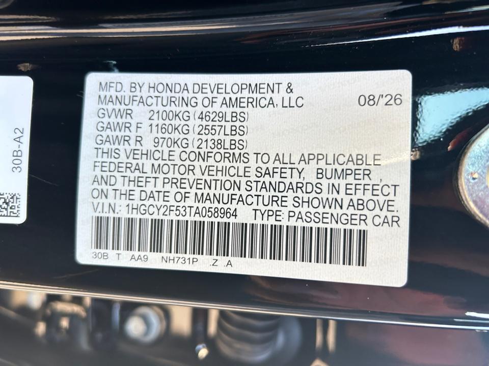 2026 Honda Accord Hybrid Sport