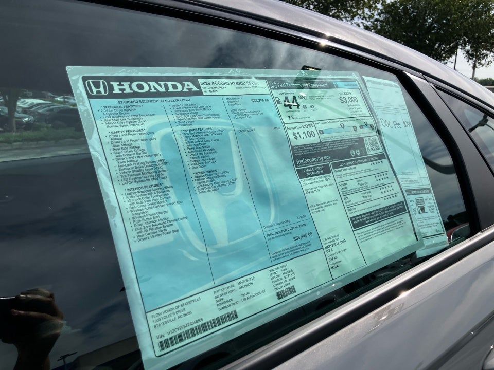 2026 Honda Accord Hybrid Sport