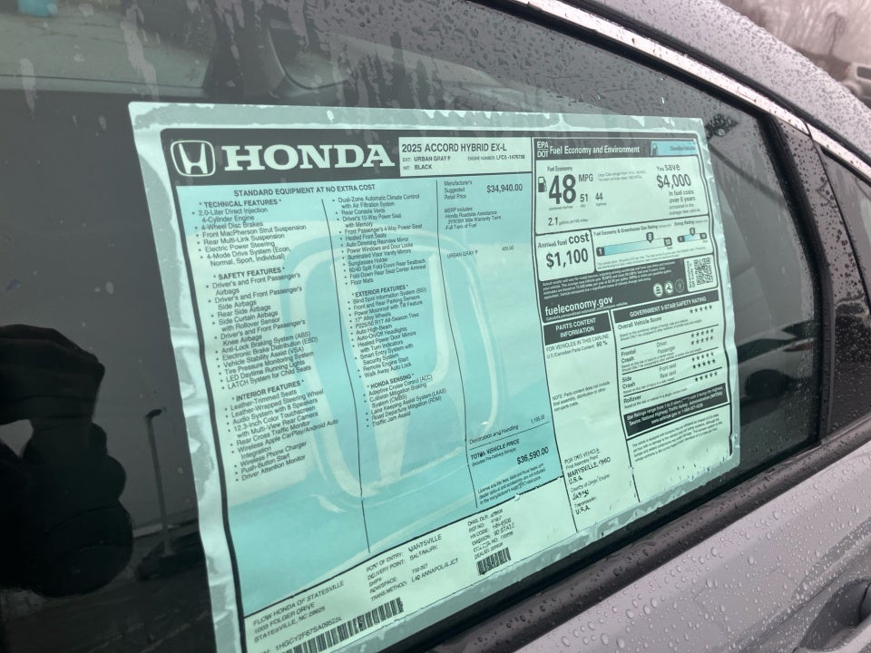 2025 Honda Accord Hybrid EX-L