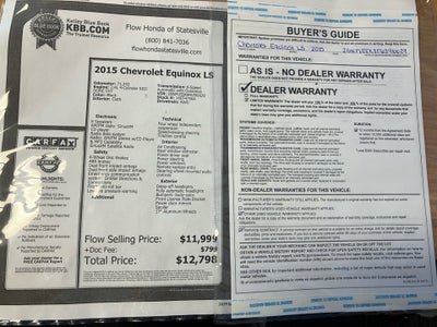 2015 Chevrolet Equinox LS