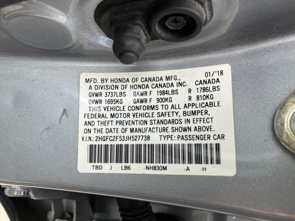 2018 Honda Civic LX