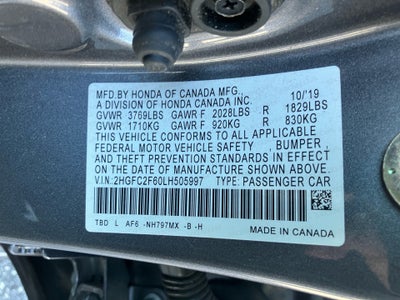 2020 Honda Civic Sedan LX