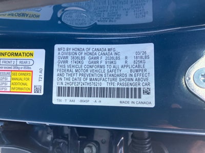 2026 Honda Civic Sedan LX
