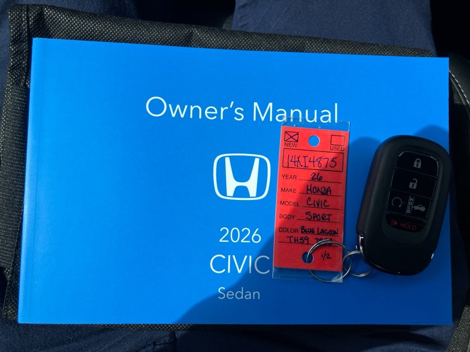 2026 Honda Civic Sedan Sport