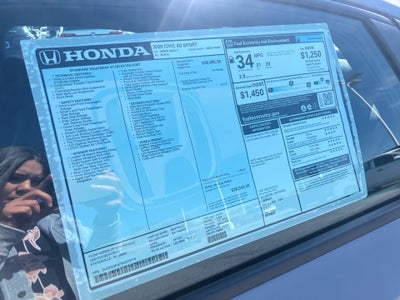 2026 Honda Civic Sedan Sport