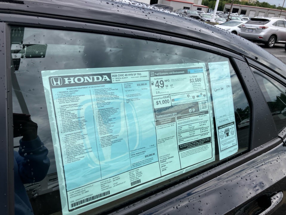 2026 Honda Civic Hybrid Sport Touring