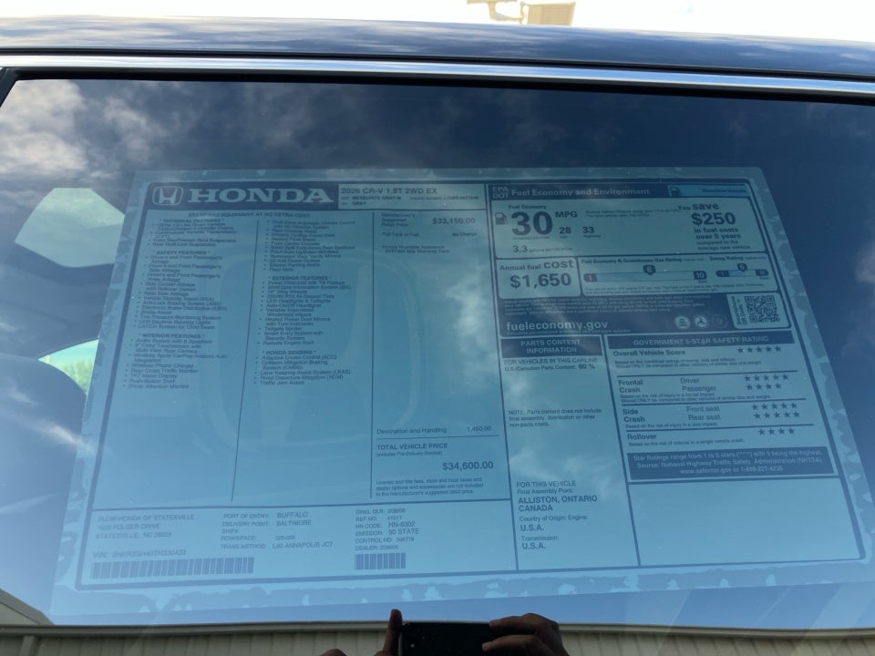 2026 Honda CR-V EX 2WD