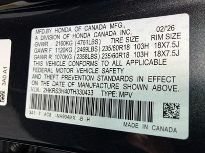 2026 Honda CR-V EX 2WD