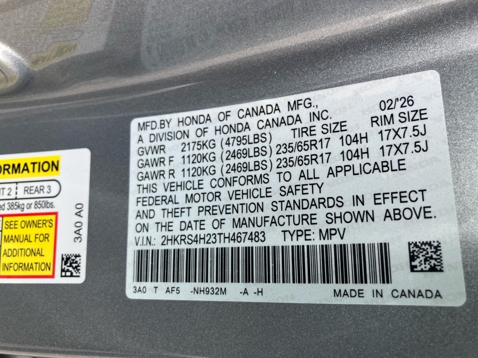 2026 Honda CR-V LX AWD