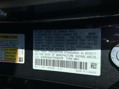 2026 Honda CR-V EX