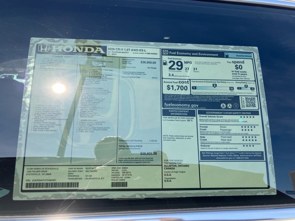 2026 Honda CR-V EX-L AWD