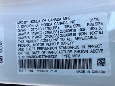 2026 Honda CR-V EX-L AWD