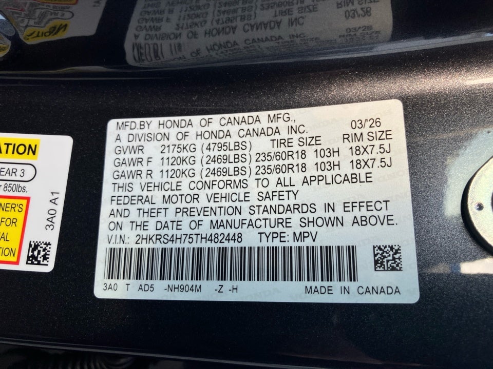 2026 Honda CR-V EX-L AWD