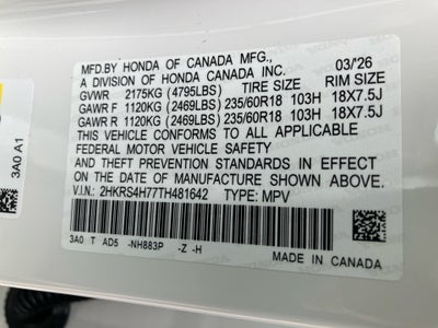 2026 Honda CR-V EX-L AWD