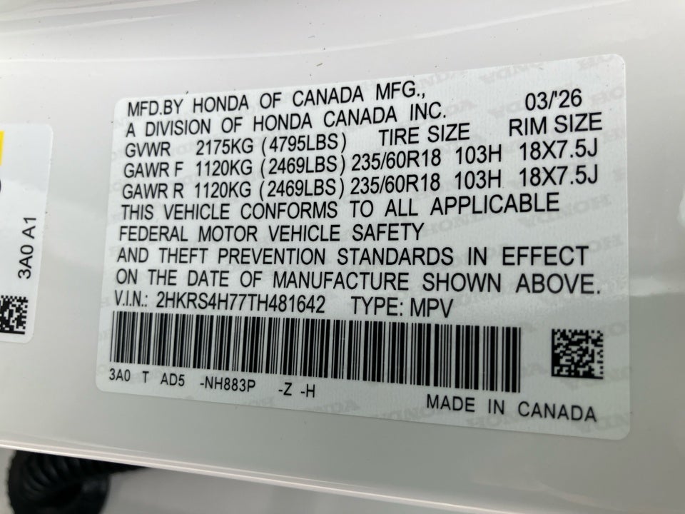 2026 Honda CR-V EX-L AWD