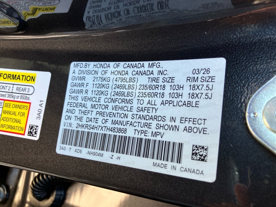 2026 Honda CR-V EX-L AWD