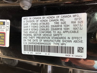 2021 Honda CR-V EX-L