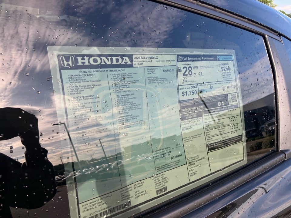 2026 Honda HR-V 2WD LX