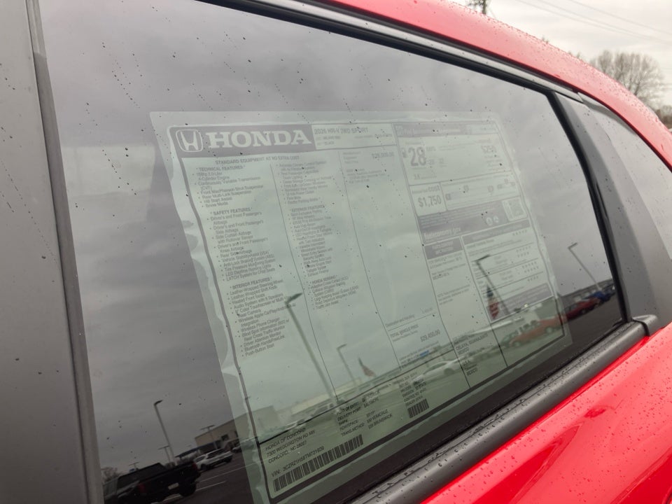 2026 Honda HR-V 2WD Sport