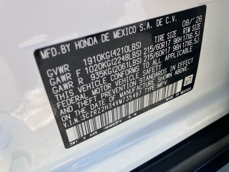 2027 Honda HR-V LX