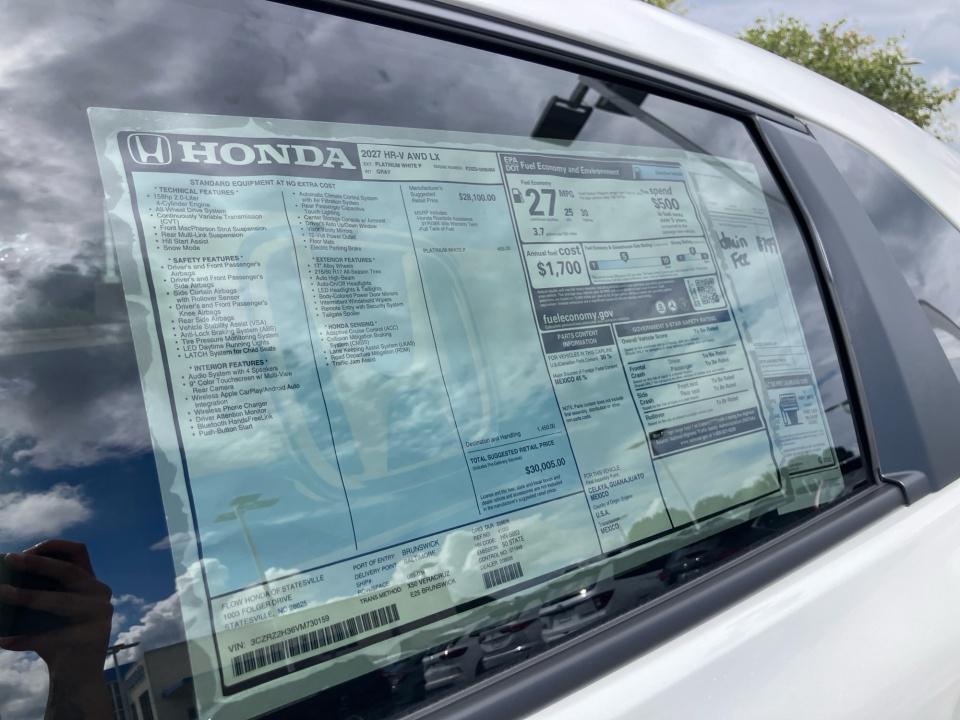 2027 Honda HR-V LX