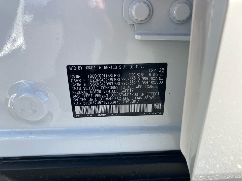 2026 Honda HR-V AWD Sport