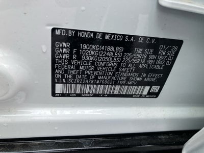 2026 Honda HR-V AWD EX-L