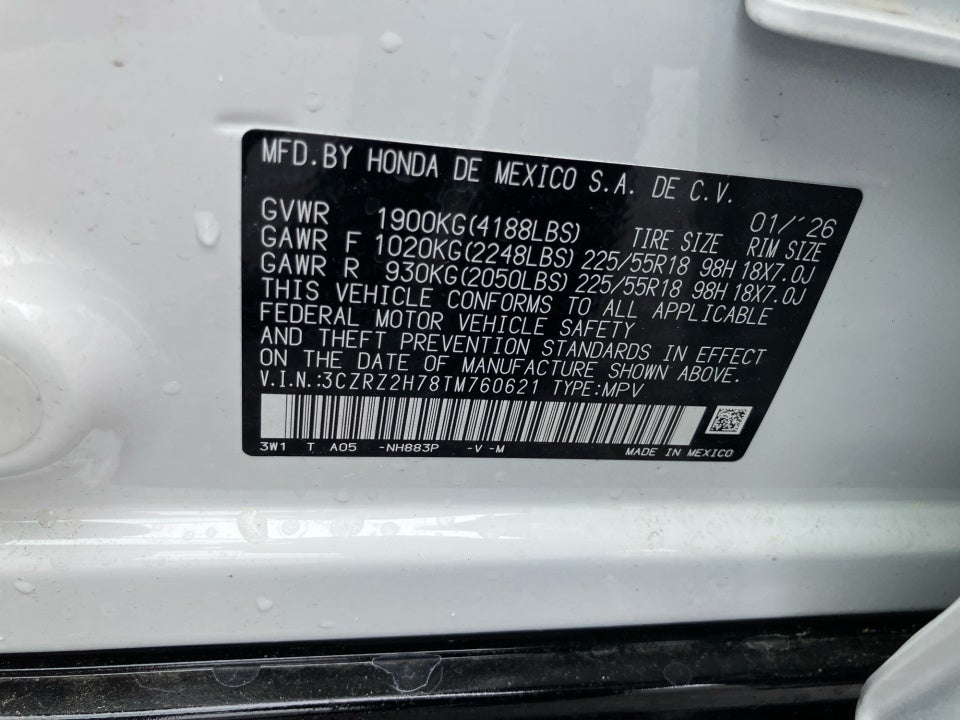 2026 Honda HR-V AWD EX-L