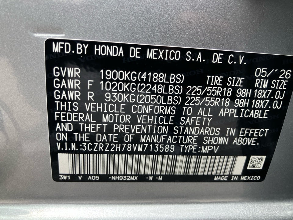 2027 Honda HR-V EX-L