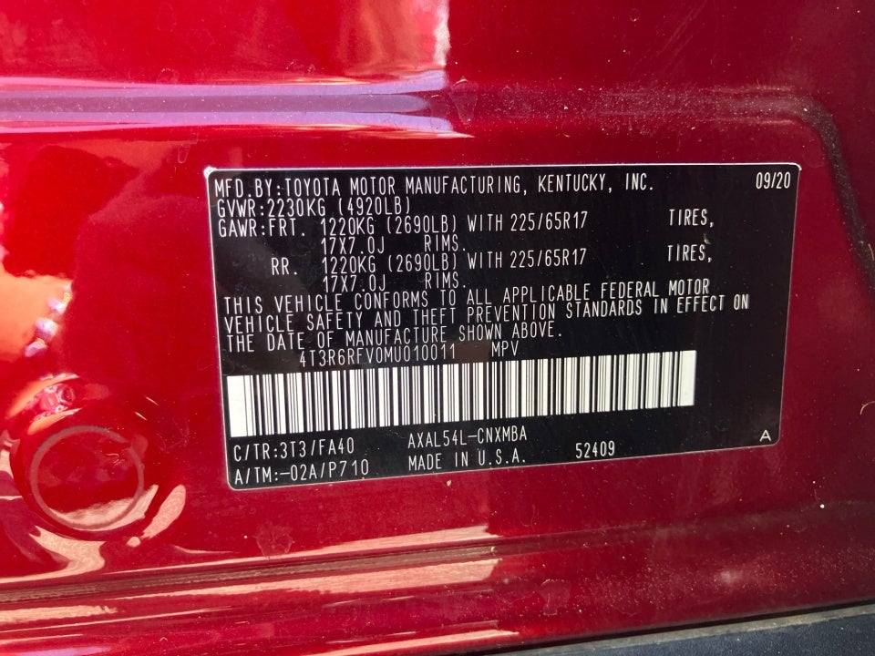 2021 Toyota RAV4 Hybrid XLE