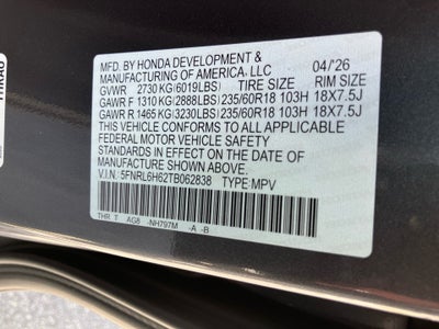 2026 Honda Odyssey EX-L