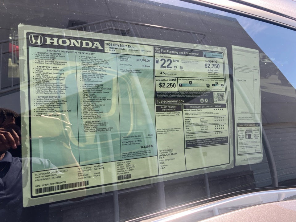 2026 Honda Odyssey EX-L