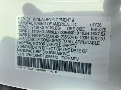 2026 Honda Odyssey EX-L