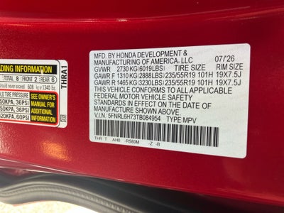 2026 Honda Odyssey Sport-L