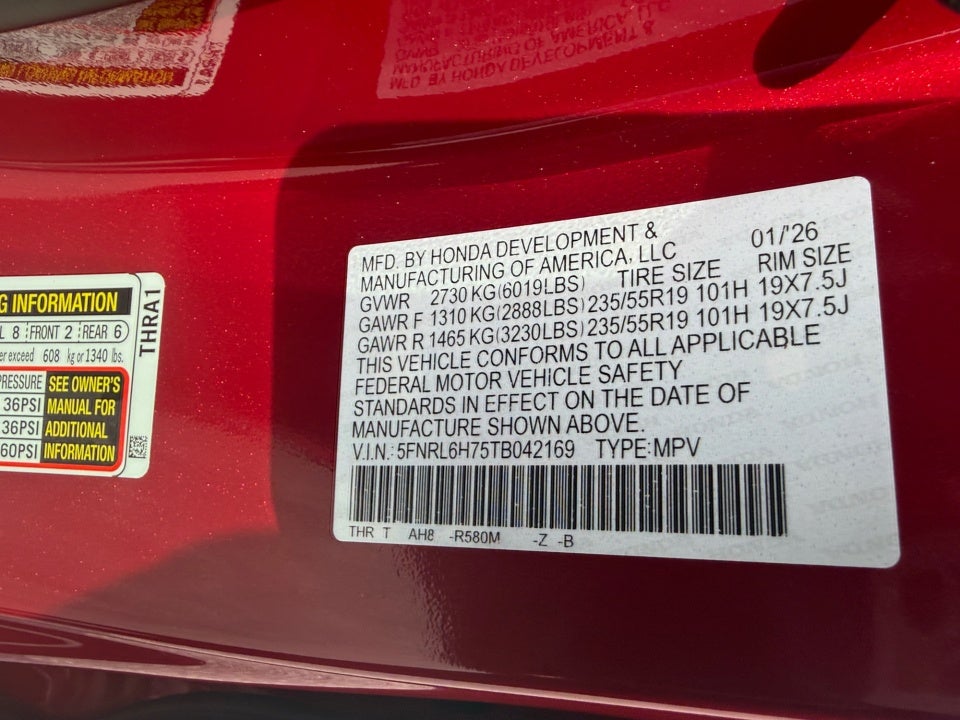 2026 Honda Odyssey Sport-L
