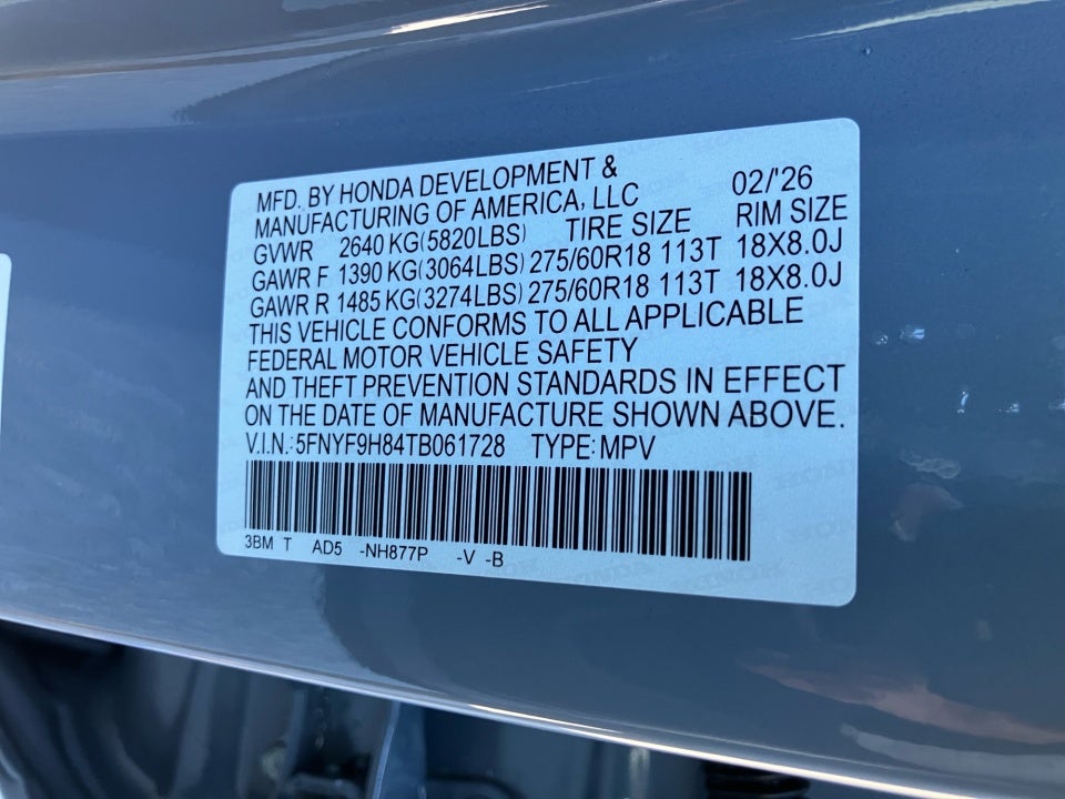 2026 Honda Passport AWD TrailSport Elite