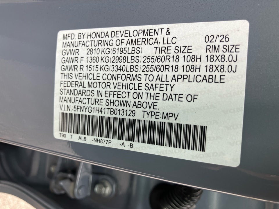 2026 Honda Pilot EX-L