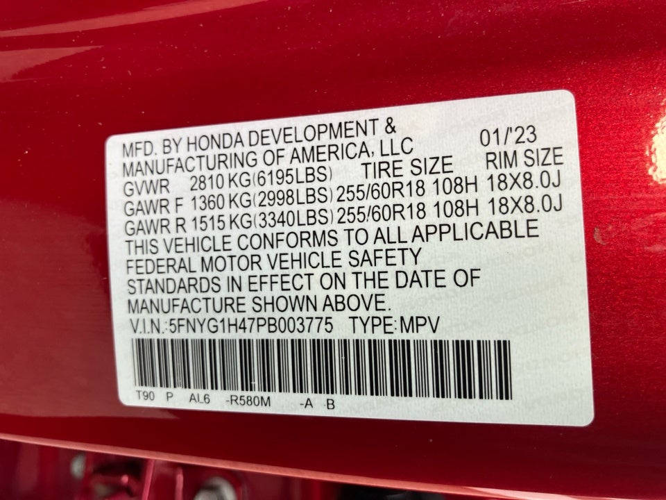 2023 Honda Pilot AWD EX-L 8 Passenger