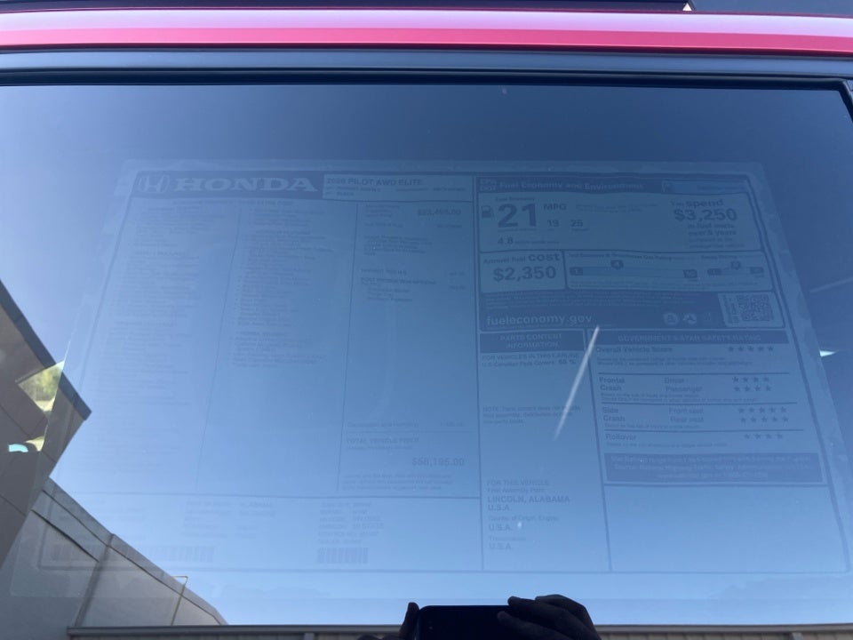 2026 Honda Pilot Elite